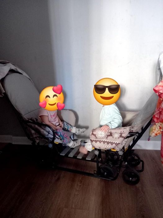 Санки для двойни