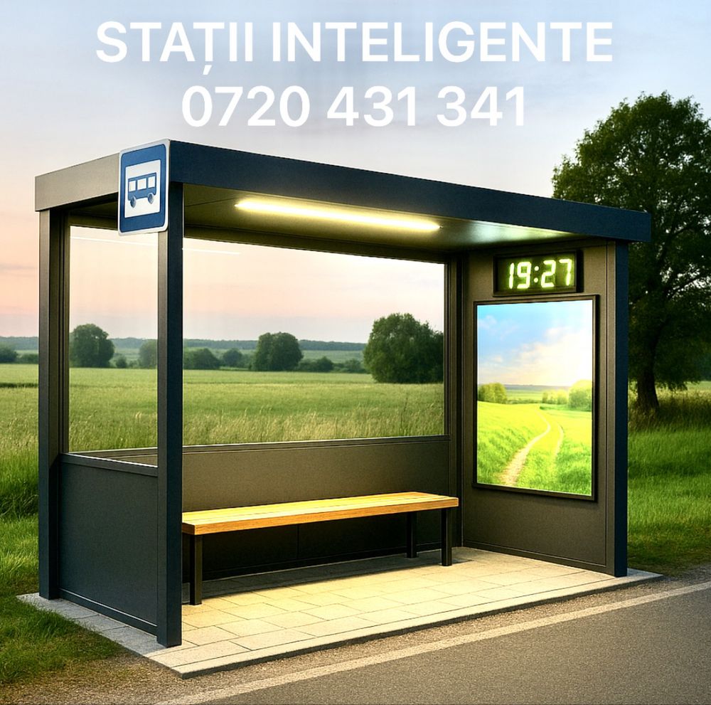 Stati autobuz smart / inteligente-proiectare/ finalizare /digitalizare