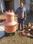 Vând cazan de țuică la 140 de Litri  cu fundul de 4 mm