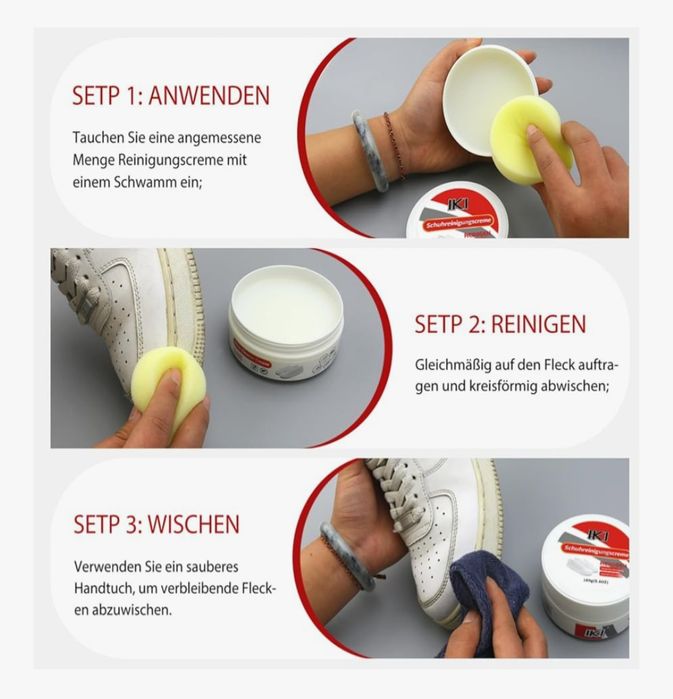 Soluție Curățare Adidași + Lavete Burete, Lavetă Microfibră