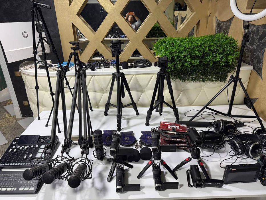 Полный набор оборудования для видеостуди..