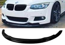 Преден Лип Спойлер BMW E92 – GTS Дизайн – Черен Гланц