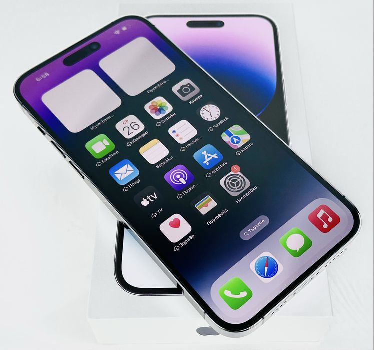 Apple iPhone 14 Pro Max 256GB Deep Purple Отличен Гаранция!