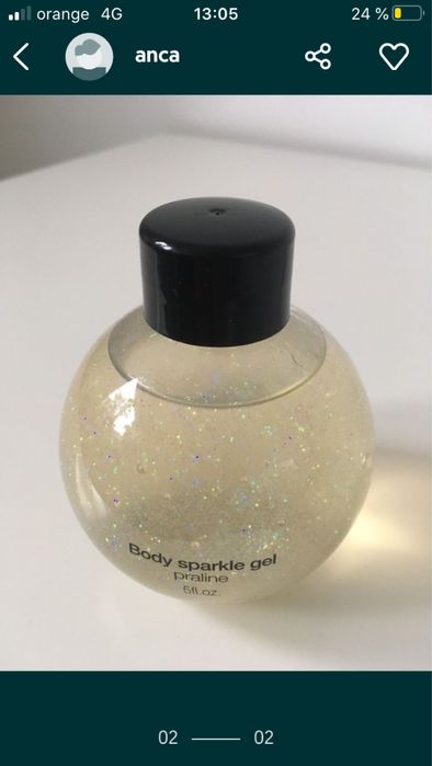 gel stralucitor de corp de la Sephora