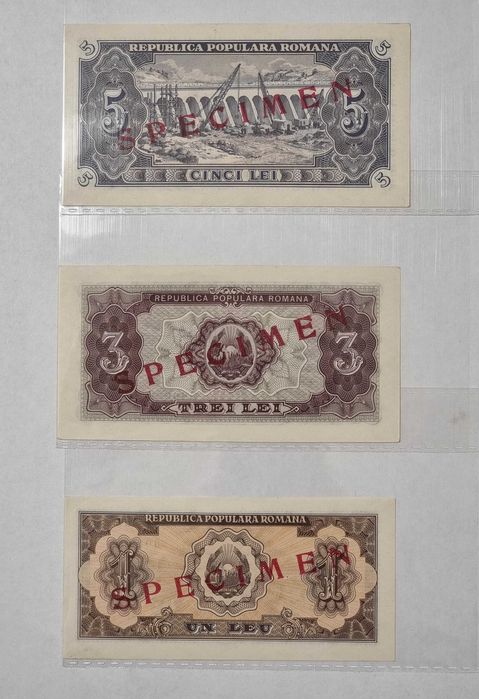 SPECIMEN - UNC! Bancnota romaneasca 100 LEI 1947 VECHE si FOARTE RARA!