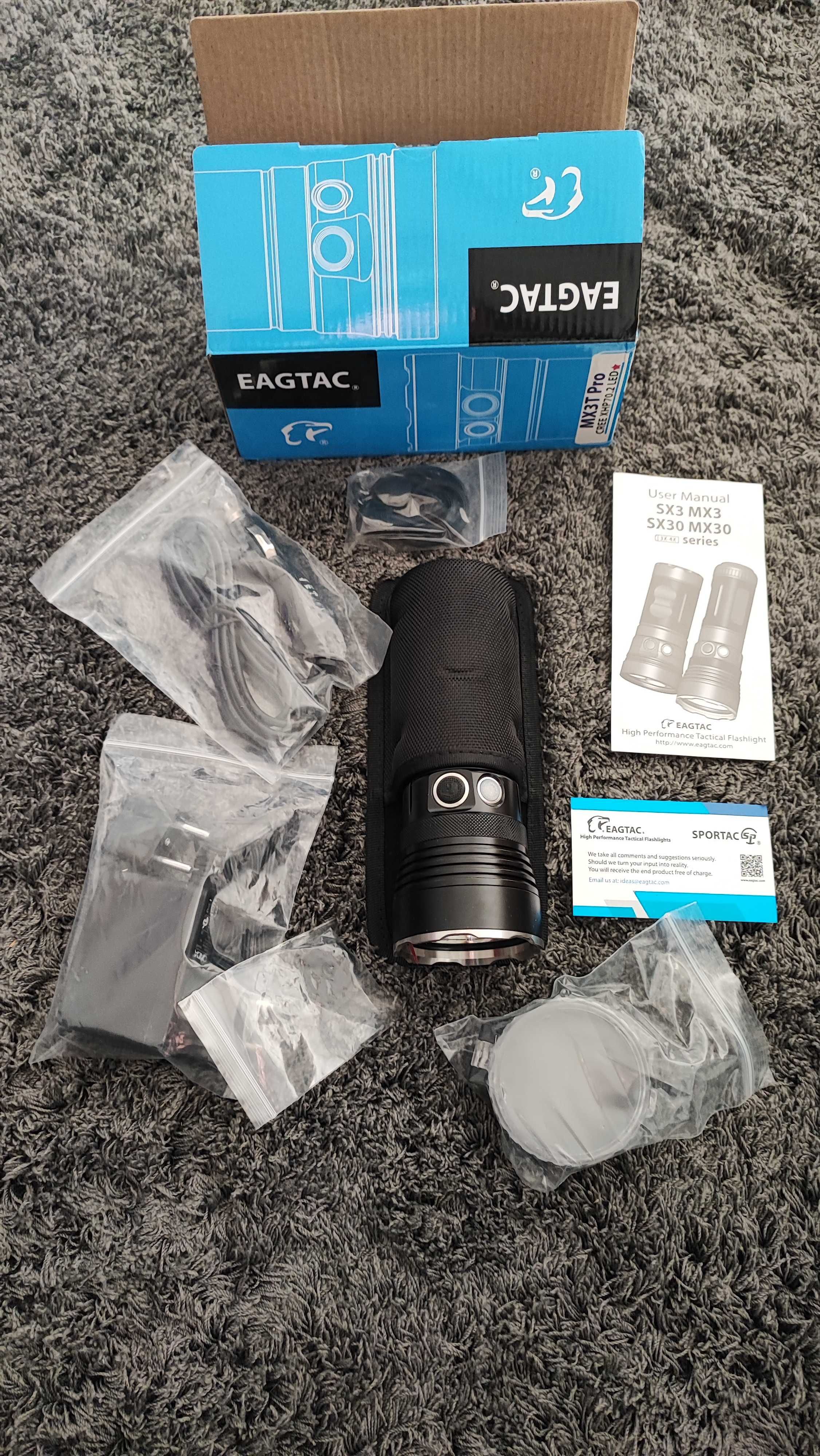 Lanternă Eagtac MX3T Pro 4850 Led Lumen