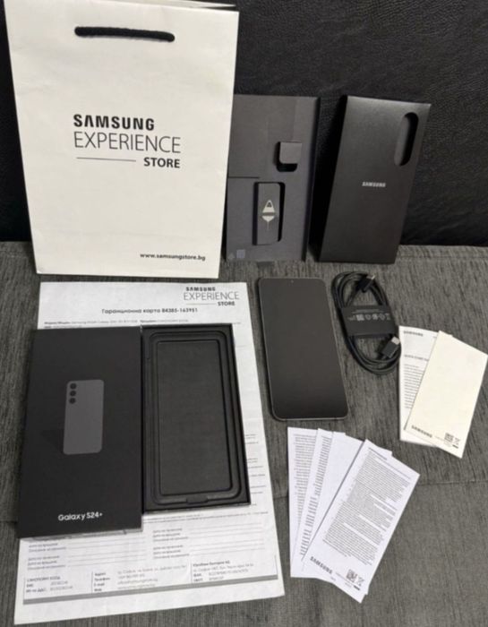 512GB Samsung S24 Plus Experience Store Гаранция 2026 s24 GRAY / Сив