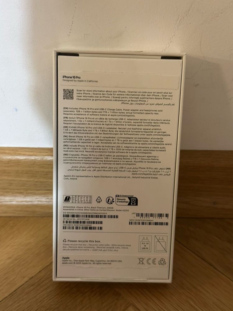 Iphone 16 Pro 256 GB