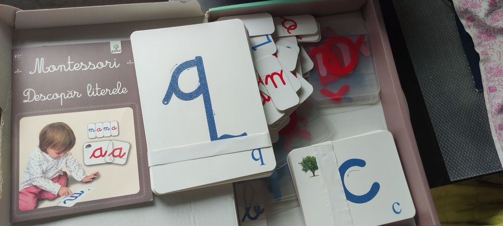 Montessori. Kit de invatare rapida a scrisului si cititului