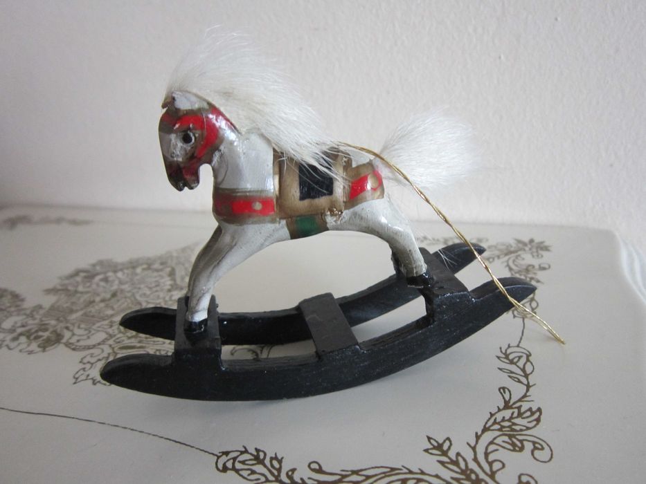 cadou rar Craciun 3 Caluti din lemn superbi antici Germania handmade