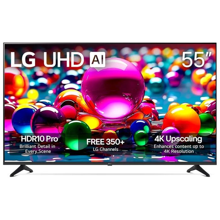 55 Inch Class LG UHD AI UA77 4K Smart TV 2025