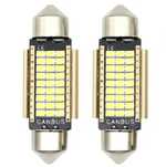 Set Becuri LED c5w 39mm Canbus Plafoniera Portbagaj Numar, Lumina Alba
