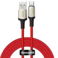 Cablu Baseus Support VOOC Cafule Cable USB la Type-C 100w 5A Red