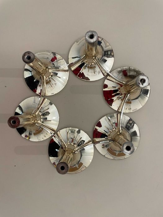 Caesar Stoffi & Fritz Nagel spaceage suport lumnare design rar arta