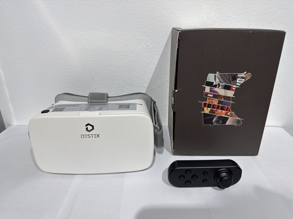 Ochelari casti VR DESTEK V5 pentru telefon,110°FOV HD iPhone Samsung