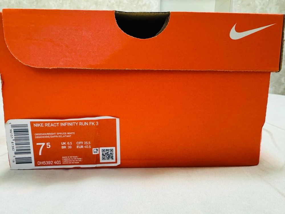 Оригинал кроссовка Nike React Infinity RUN FK 3