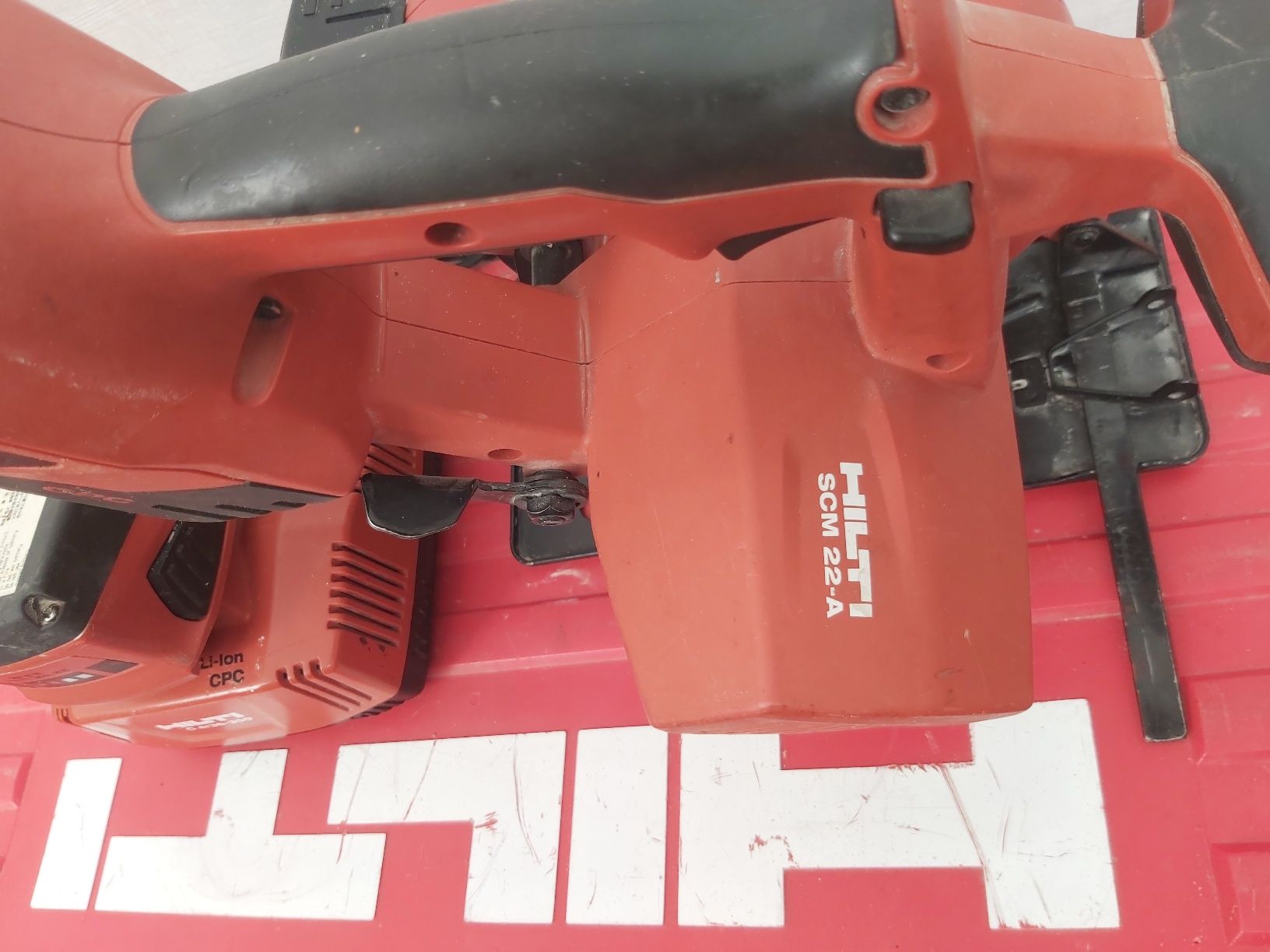 Hilti scm 22-a калин темир лесларни угольник шевиллирларни кесади