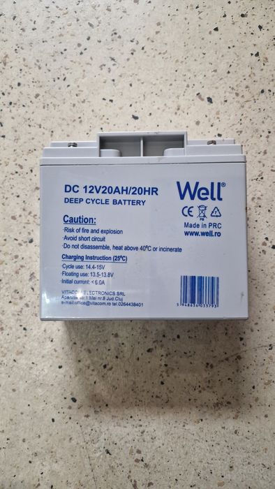 Baterie/Acumulator WELL 12V 20AH 20 HR