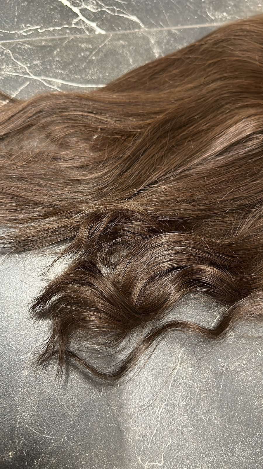 Екстеншъни - естествена коса на клипси