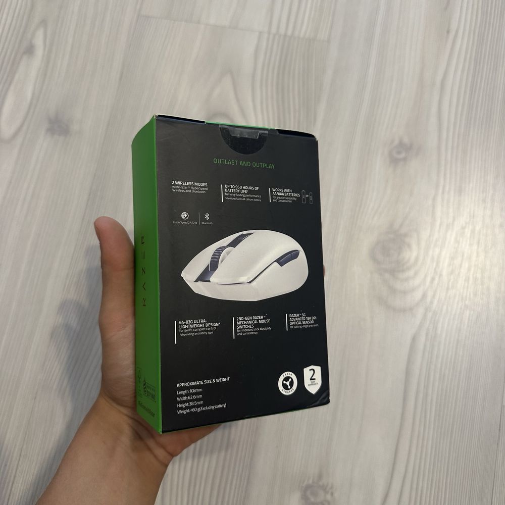 Mouse Gaming Razer Orochi V2 White