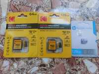 Card MicroSD Kodak, HP 128gb, 64gb, 4K, NOI