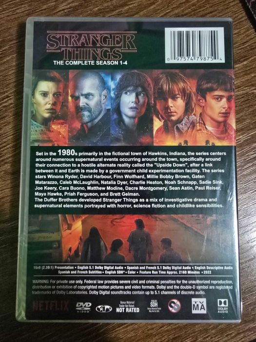 Stranger Things sezoanele 1-4 DVD | negociabil