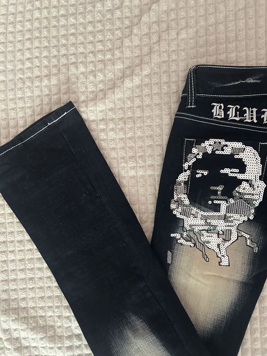 Blue Queen low waist дънки