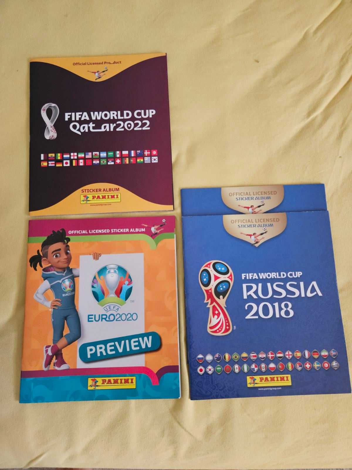 Футболни албуми за стикери - World cup 2018, 2022 /Euro 2020 - Panini