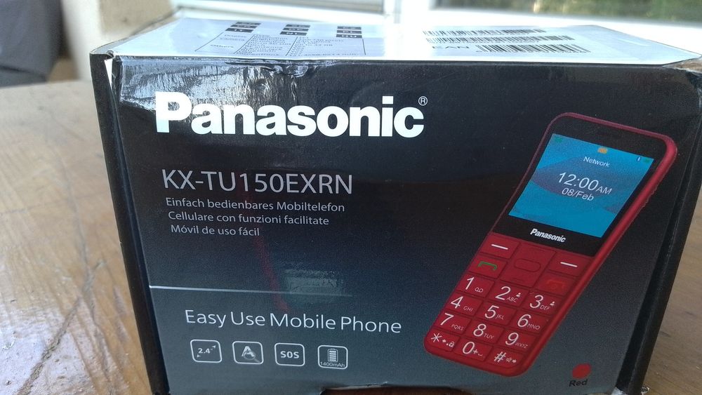 Telefon Panasonic Nou nefolosit în cutia originala Senior