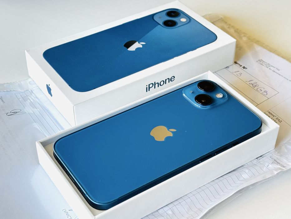 Iphone 13 128GB Blue Като нов! 100% Батерия! Гаранция