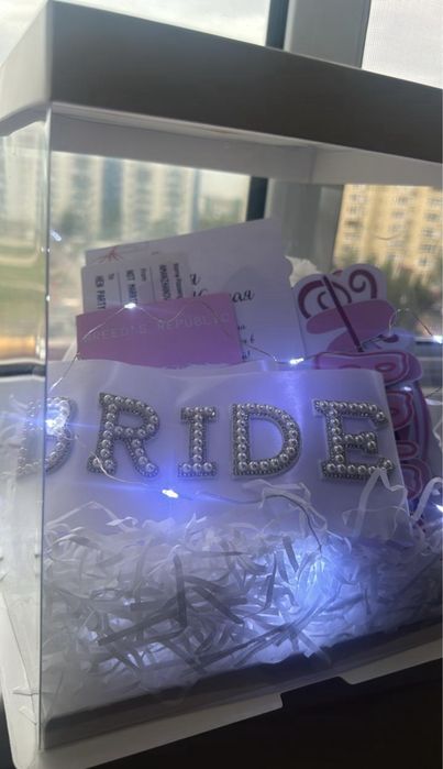 Бокс для девичника.    Bride to be box