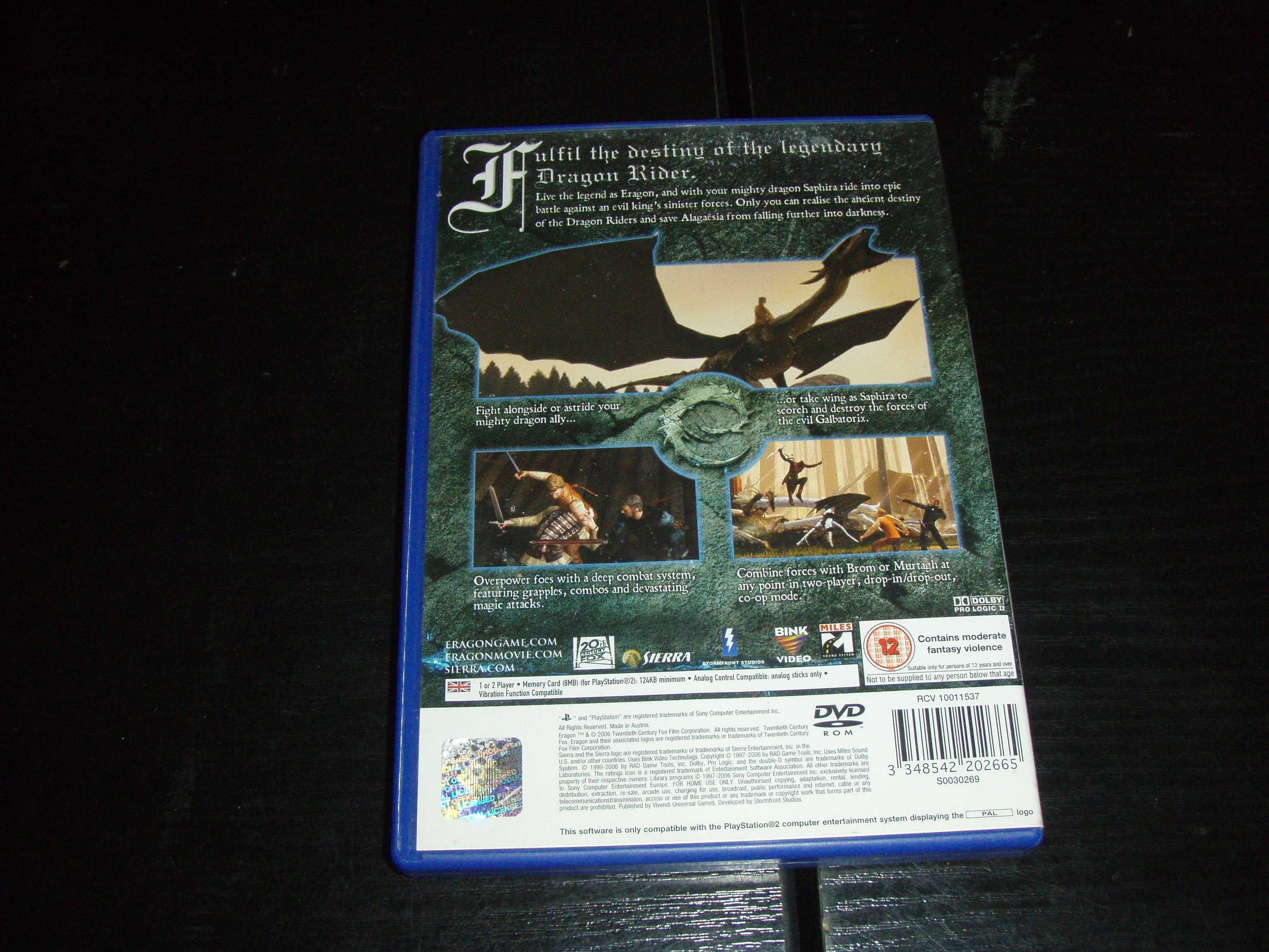 Eragon joc pentru PS2
