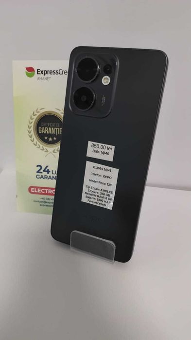 (AG 35) Telefon Oppo Reno 13F B.3664 (AG 46)/ Garantie 2 ani/ 850 lei