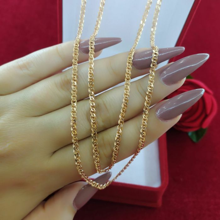 Золотая цепочка. Красивая модель. Золото 585. Доставка.