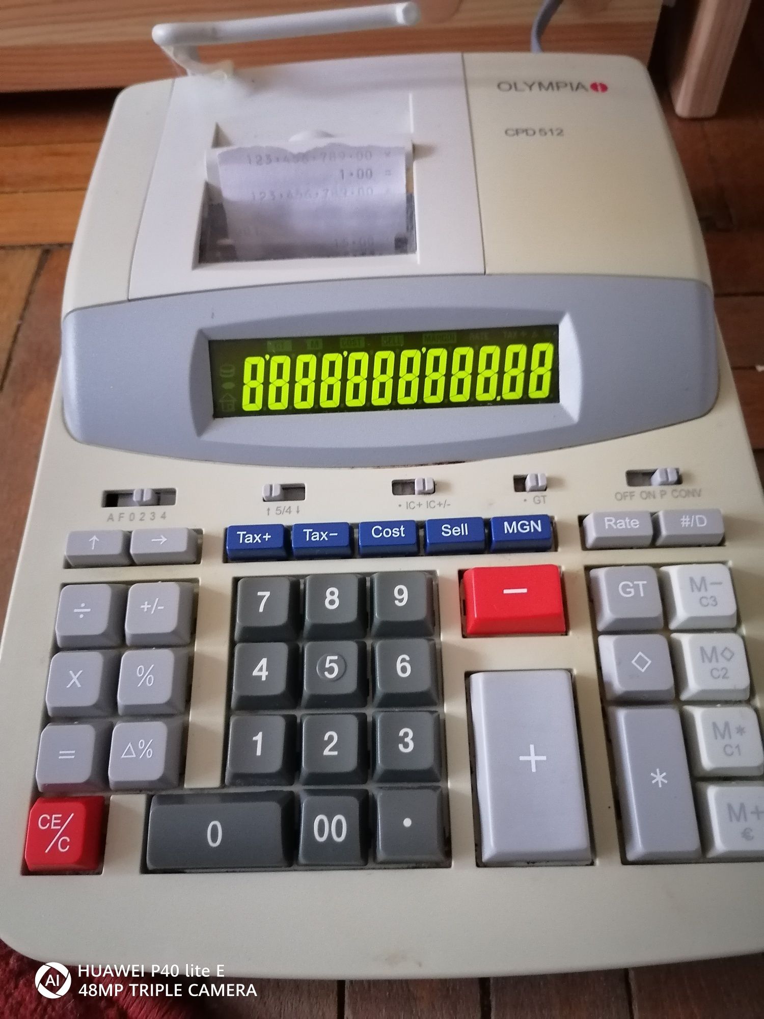 Calculator cu imprimare Olympia