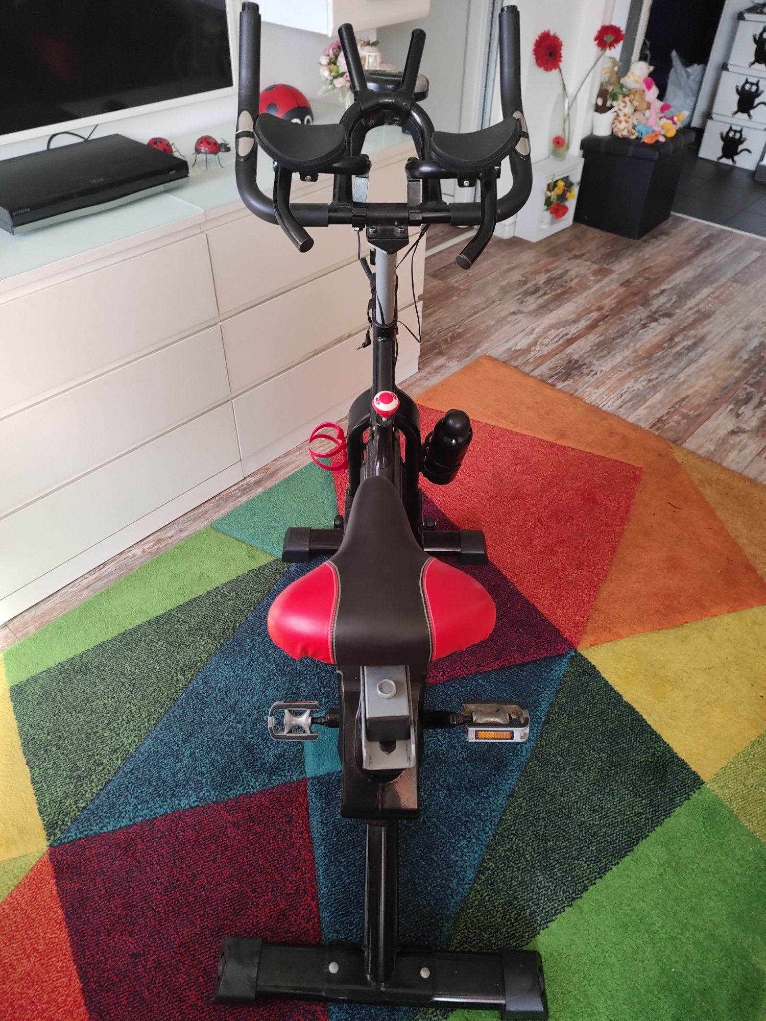 Bicicleta spinning fitness+cadru contratimp volanta 13kg