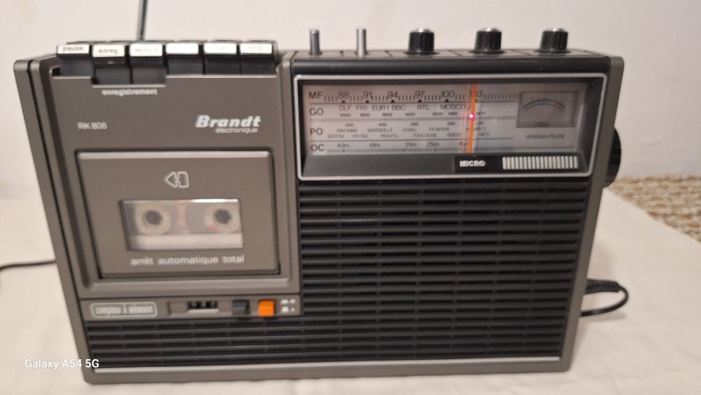 Radiocasetofon Brandt