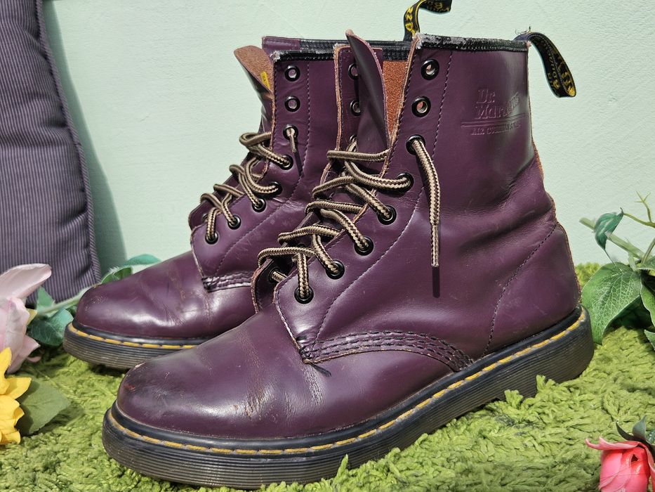 Dr Martens оригинални боти в лилаво N41