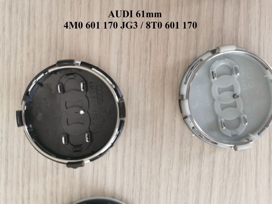 Capacele centrale jante aliaj AUDI A1,A2,A3,A4,A5,A6,A7,A8,Q3,Q5,Q7