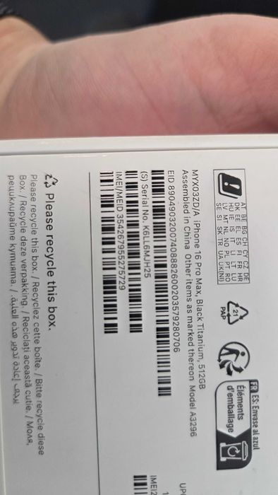 iPhone 16 Pro Max 512GB Black Titanium