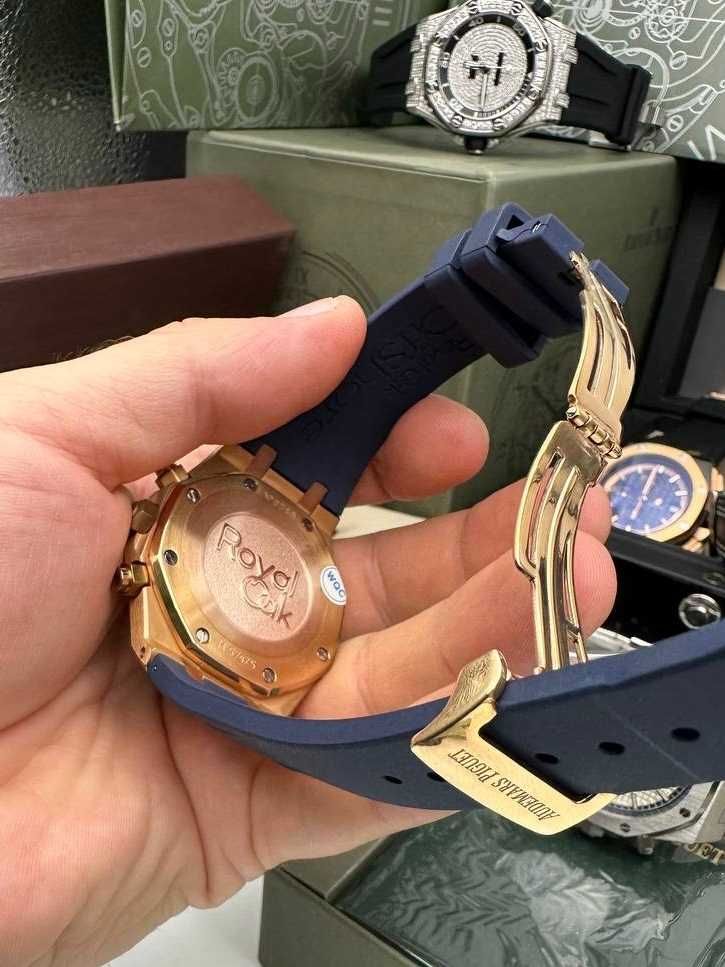 Audemars Piguet Royal Oak Chrono Blue-Gold