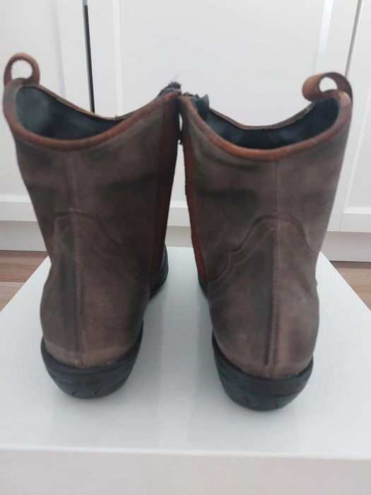 Cizme scurte,piele,dama