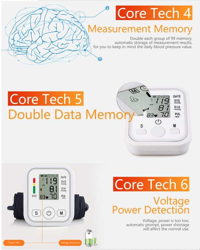 Tonometer, for blood pressure