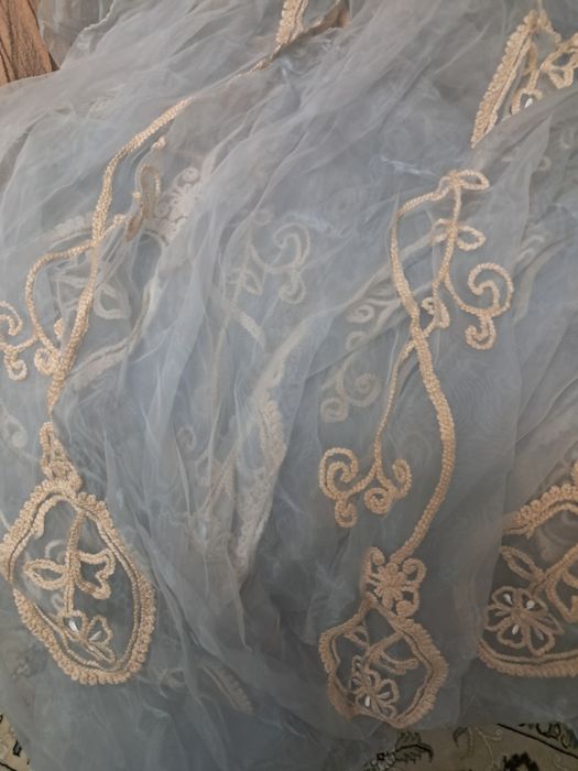 Тюль красивая набивная.  Турция