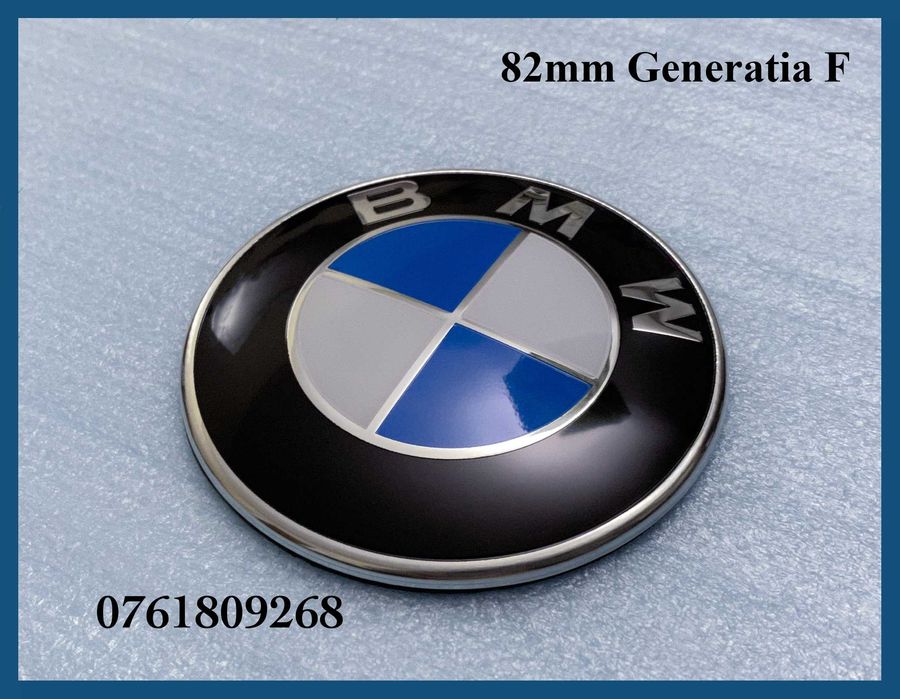 Embleme logo BMW pentru capota / portbagaj 74 / 78 / 82mm