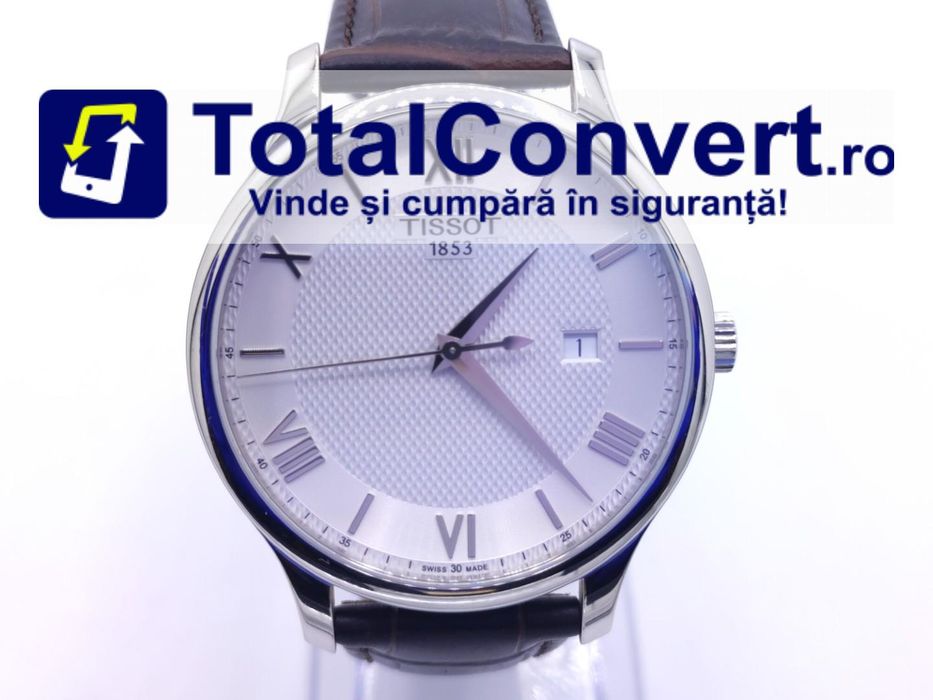 Tissot Tradition T063.610.16.038 barbatesc, Garantie 24 luni | #D89044
