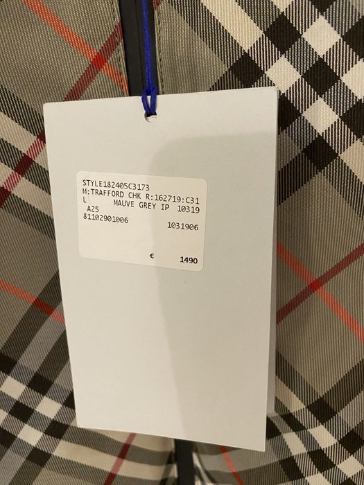Geaca originala Burberry, reversibila/doua fete, noua cu eticheta