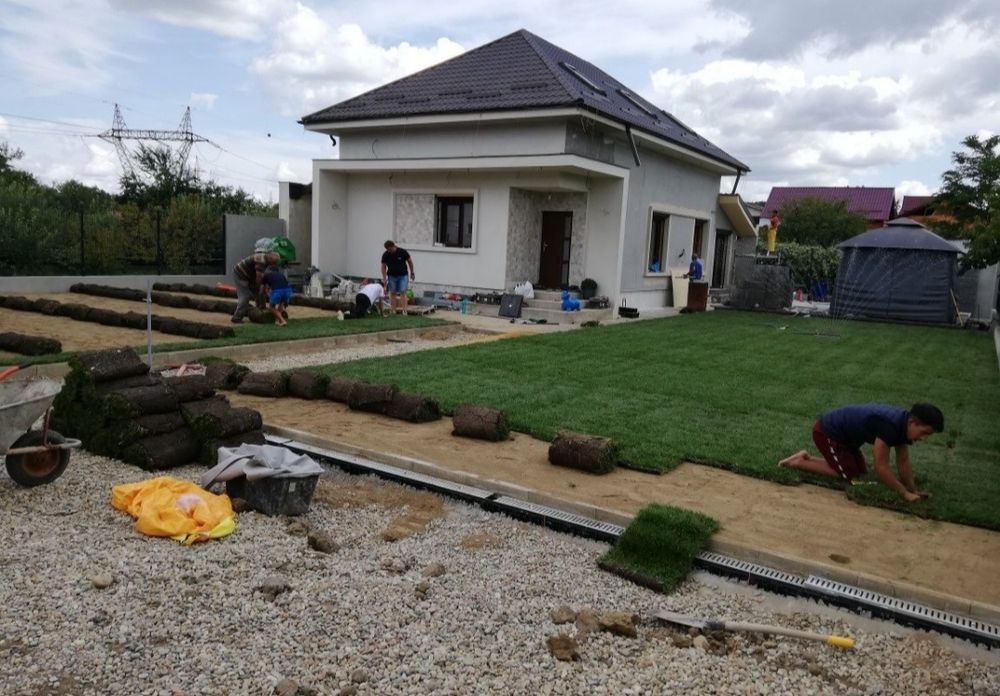 Producător gazon rulou sport 24 de lei m2. Transport și montaj inclus.