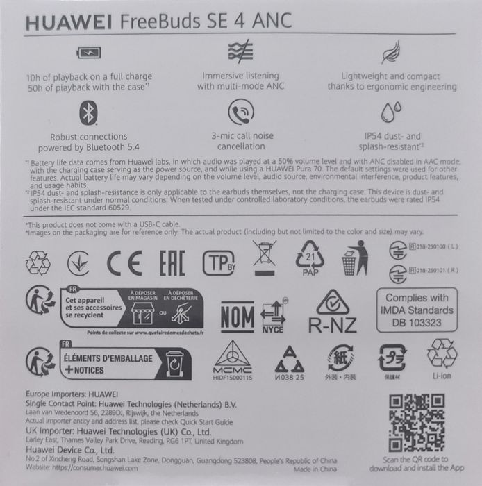 Huawei FreeBuds SE 4 ANC
