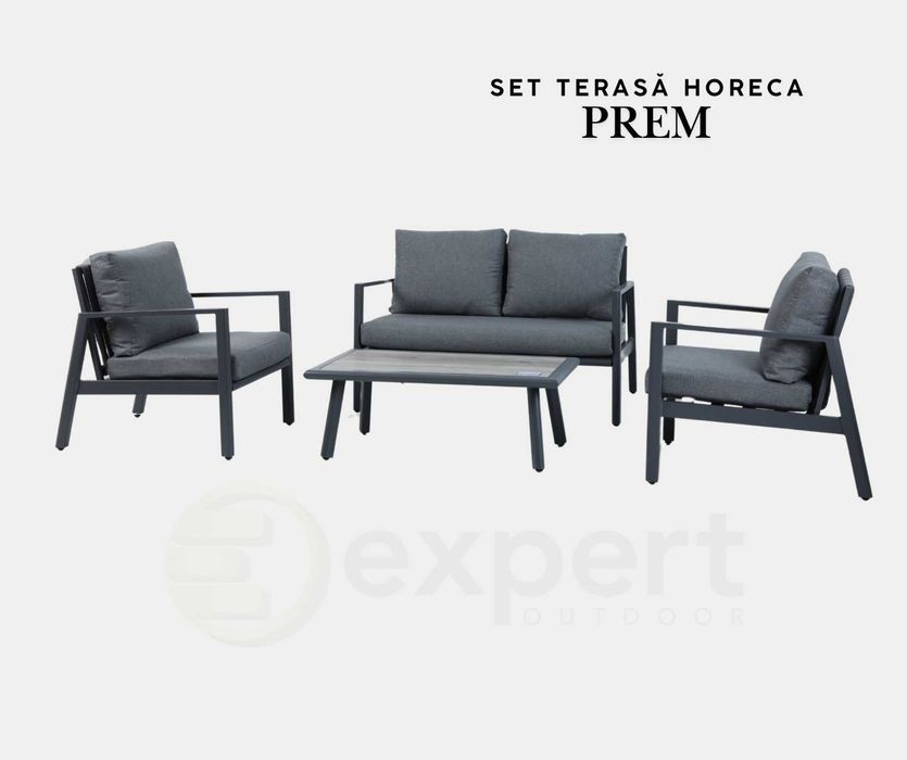 Set LOUNGE PREM, mobilier terasa, canapea, fotolii, masuta